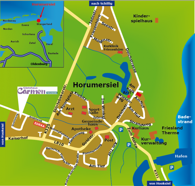 Kontakt – Gästehaus Carmen Horumersiel